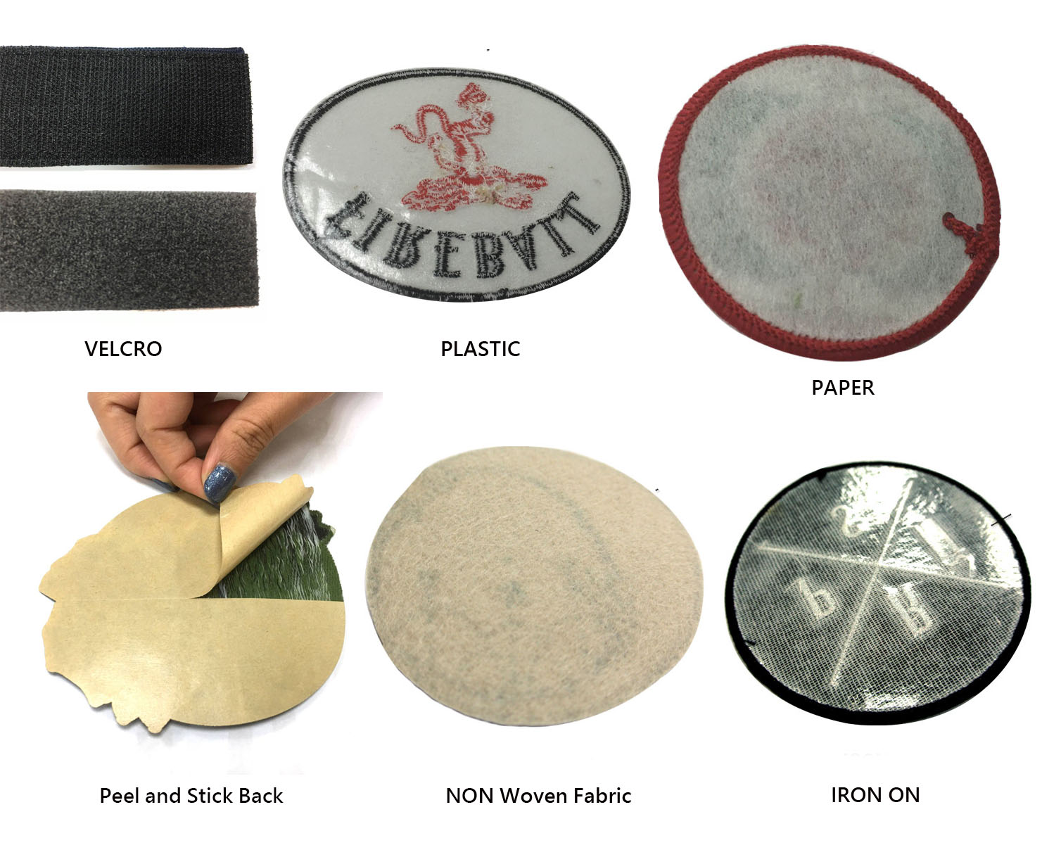 Embroidery patch backing