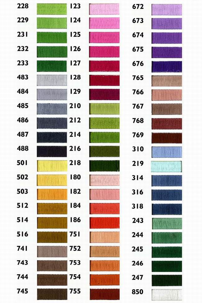 Thread Color Chart-1