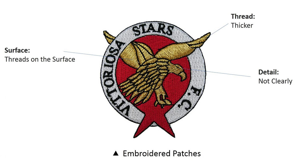 custom eagle embroidery patch