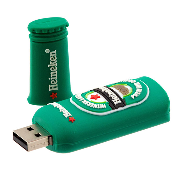 PVC USB Flash Driver-3 Heineken PVC USB Flash Driver