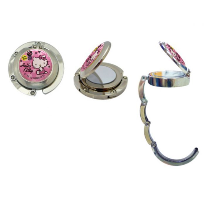 Foldable Purse Hangers with Mirror
