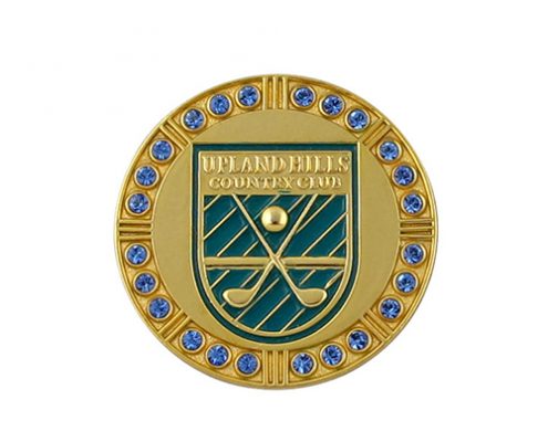 Magnetic golf ball marker