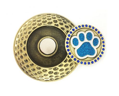 Metal golf ball markers
