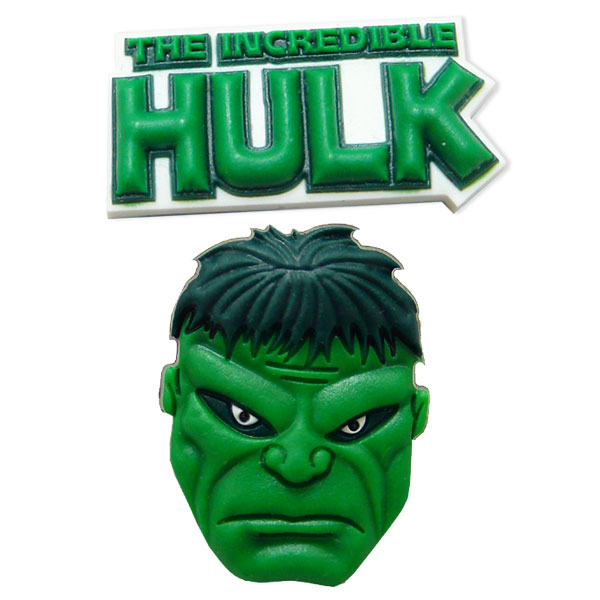 Hulk pvc shoe charms Hulk pvc shoe charms