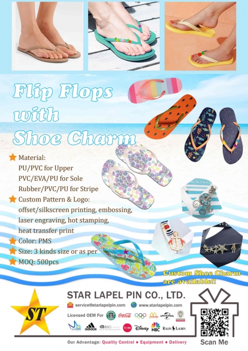 printed flip fliop custom sandals