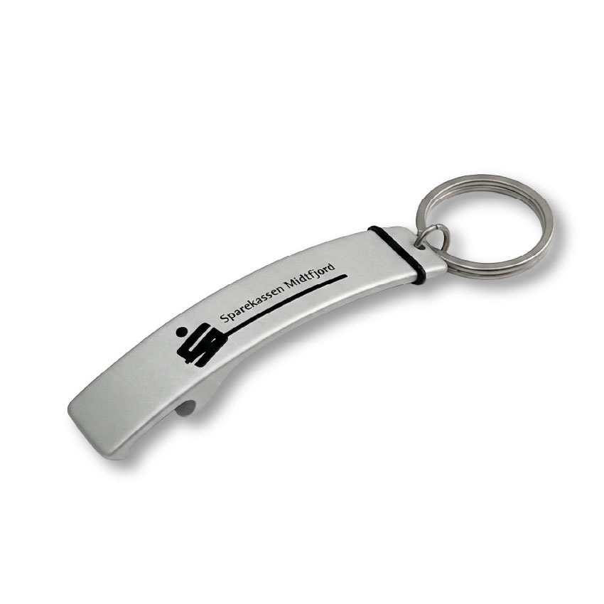 Aluminum metal bottle opener keychain with printing logo Aluminum metal bottle opener keychain with high-quality silk screen printing logo