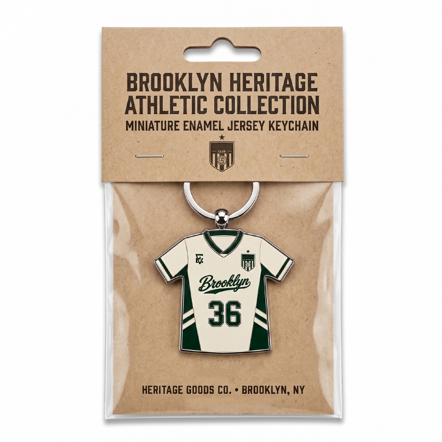 custom-soccer-keychain-paper-card Custom soccer keychain with kraft paper card packaging for team gifts and fan merchandise